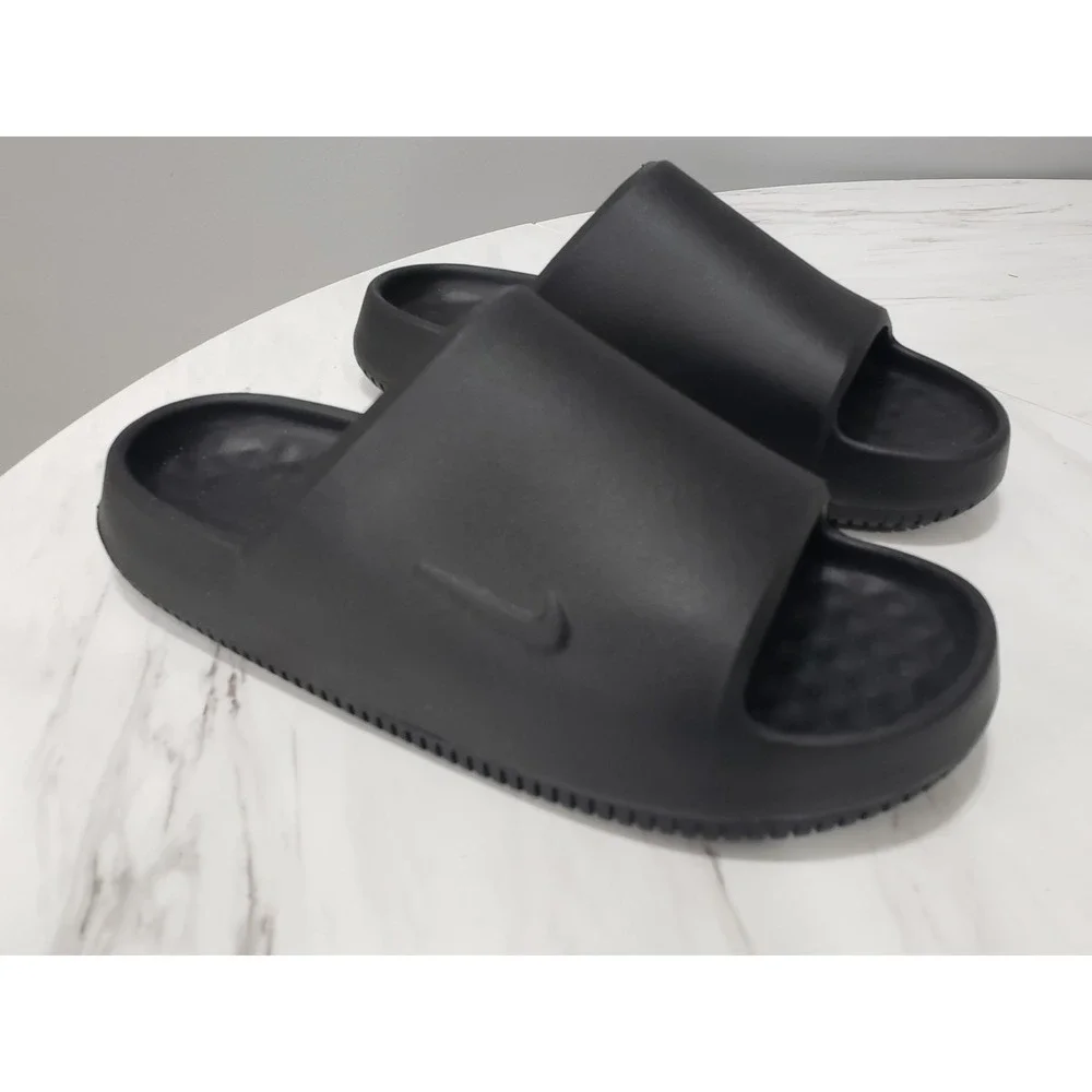 NEW MENS 10 / WOMENS 11 Nike Calm 2.0 Slide Black IB0183-001 SLIP ON SANDALS